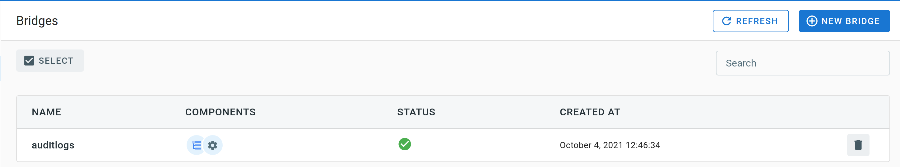 Bridge status