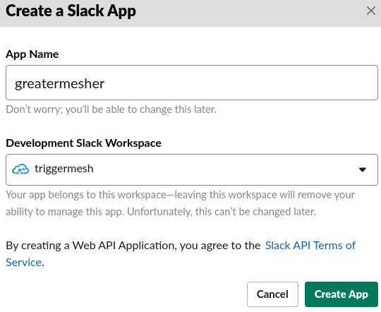 Slack app